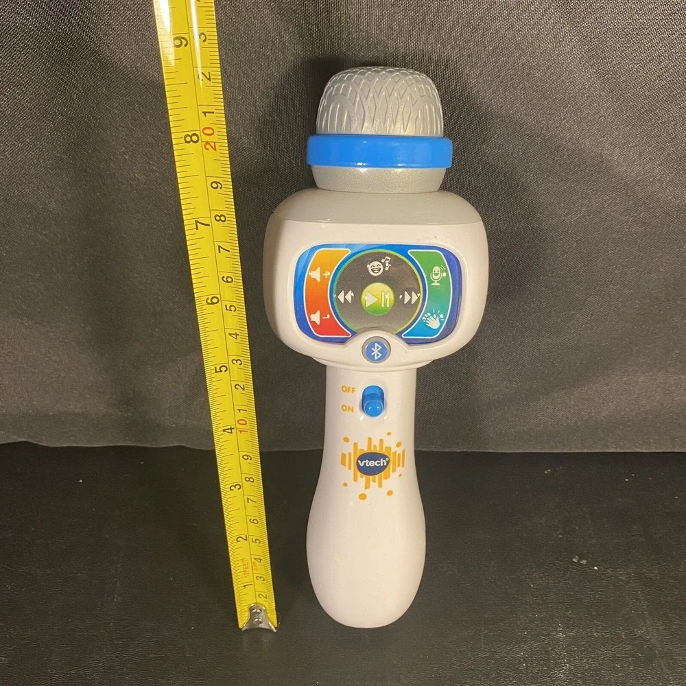 V Tech Sing It Out Karaoke Microphone Wireless Connectivity White Children Music